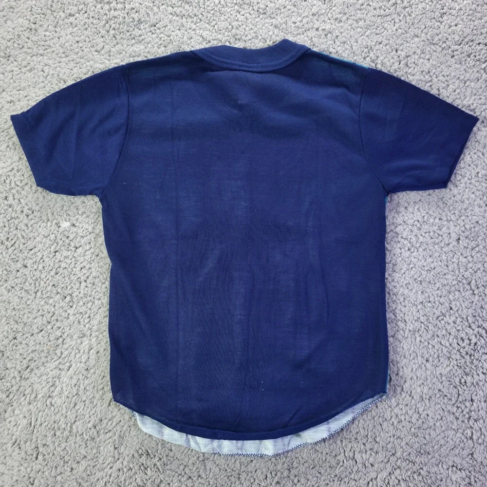 Vintage Wormser Kids Size 6 All Around Team Player Baseball Pajama Top USA Made